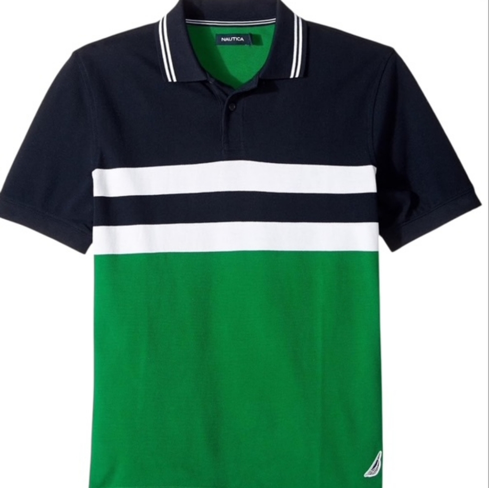 NWT's Nautica Classic Fit Short Sleeve Polo Shirt Men's Size (XL)